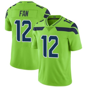 12th Fan Men's Green Limited Color Rush Neon Jersey
