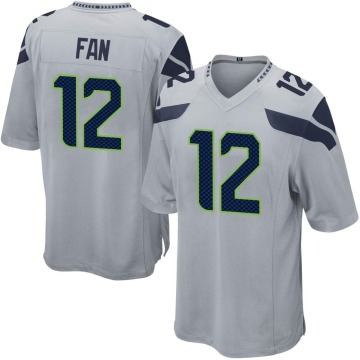 12th Fan Youth Gray Game Alternate Jersey