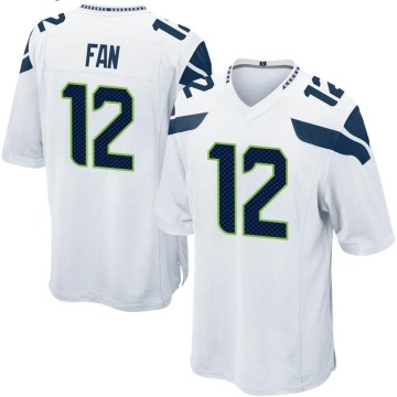 12th Fan Youth White Game Jersey