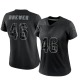 Aaron Brewer Women's Black Limited Reflective Jersey