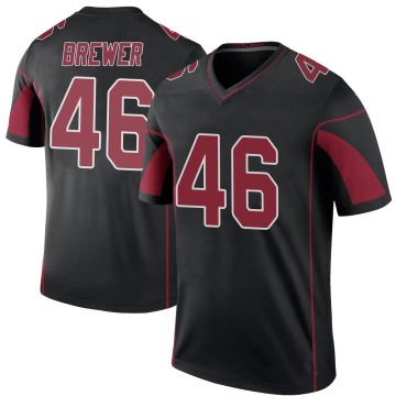 Aaron Brewer Youth Black Legend Color Rush Jersey