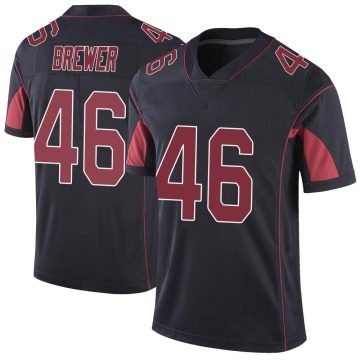 Aaron Brewer Youth Black Limited Color Rush Vapor Untouchable Jersey