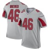 Aaron Brewer Youth Legend Inverted Silver Jersey