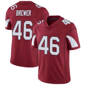 Aaron Brewer Youth Limited Cardinal Team Color Vapor Untouchable Jersey