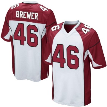 Aaron Brewer Youth White Game Jersey
