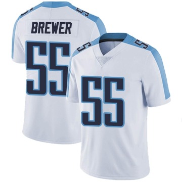 Aaron Brewer Youth White Limited Vapor Untouchable Jersey