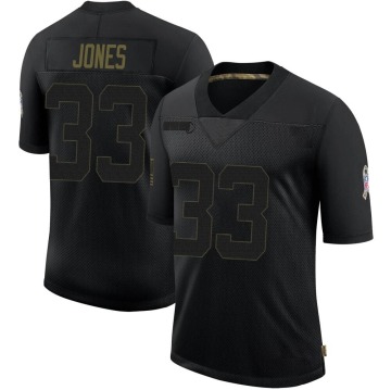 Aaron Jones Youth Black Limited 2020 Salute To Service Jersey