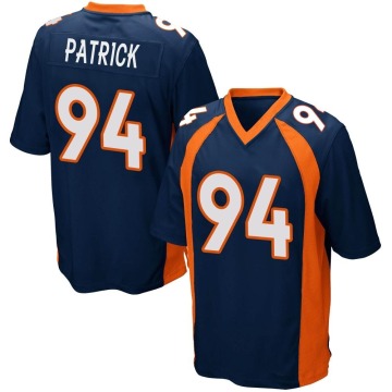 Aaron Patrick Youth Navy Blue Game Alternate Jersey