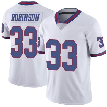 Aaron Robinson Men's White Limited Color Rush Jersey