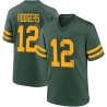Aaron Rodgers Youth Green Game Alternate Jersey