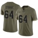 Aaron Stinnie Men's Olive Limited 2022 Salute To Service Jersey