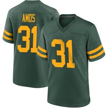 Adrian Amos Youth Green Game Alternate Jersey