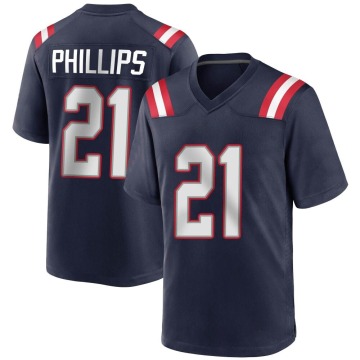 Adrian Phillips Youth Navy Blue Game Team Color Jersey