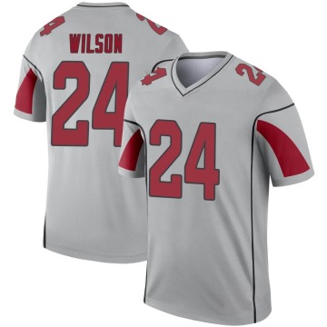 Adrian Wilson Youth Legend Inverted Silver Jersey