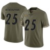 Ahkello Witherspoon Men's Olive Limited 2022 Salute To Service Jersey