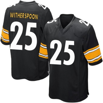Ahkello Witherspoon Youth Black Game Team Color Jersey