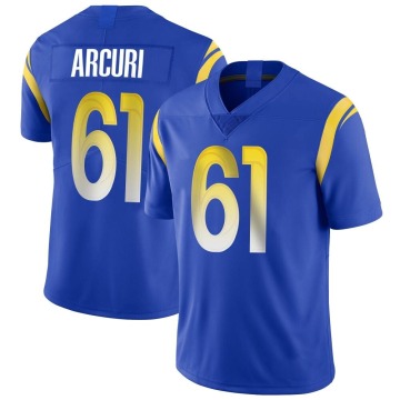 AJ Arcuri Men's Royal Limited Alternate Vapor Untouchable Jersey