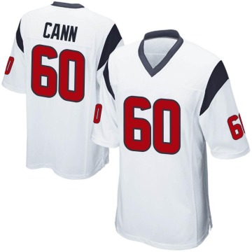 A.J. Cann Youth White Game Jersey