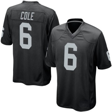 AJ Cole Youth Black Game Team Color Jersey