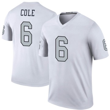AJ Cole Youth White Legend Color Rush Jersey