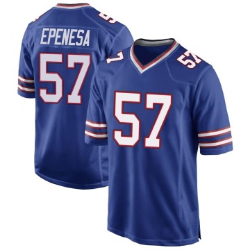 AJ Epenesa Youth Royal Blue Game Team Color Jersey