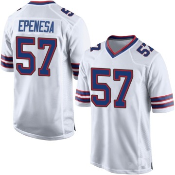 AJ Epenesa Youth White Game Jersey