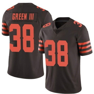 A.J. Green Youth Brown Limited Color Rush Jersey