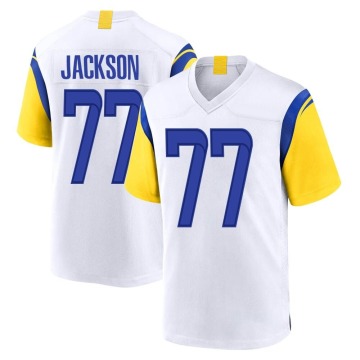 AJ Jackson Men's White Game Jersey