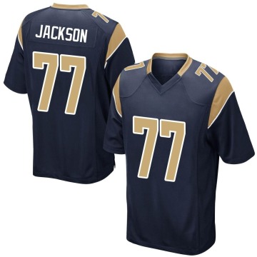 AJ Jackson Youth Navy Game Team Color Jersey