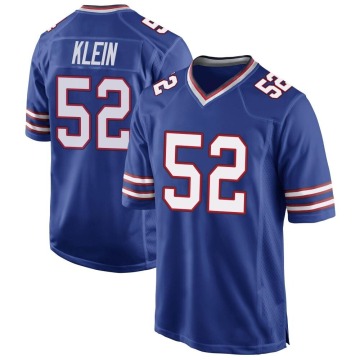 A.J. Klein Youth Royal Blue Game Team Color Jersey