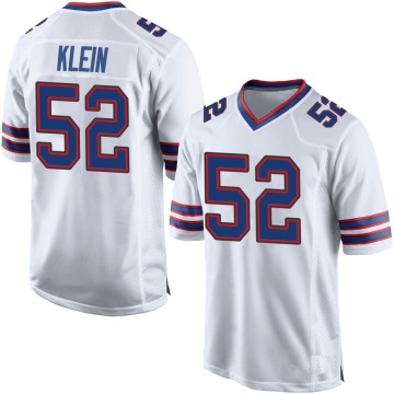A.J. Klein Youth White Game Jersey