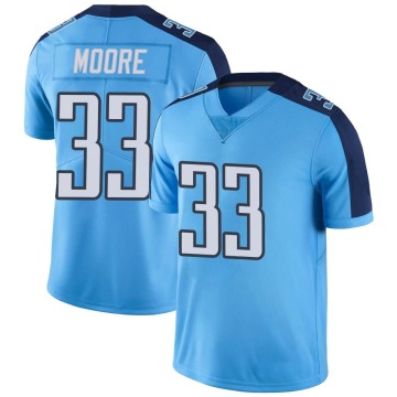 A.J. Moore Youth Light Blue Limited Color Rush Jersey
