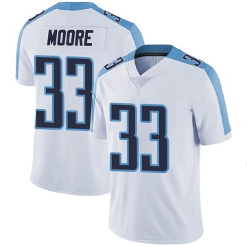 A.J. Moore Youth White Limited Vapor Untouchable Jersey