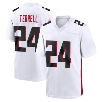 A.J. Terrell Youth White Game Jersey
