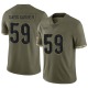 Akeem Davis-Gaither Men's Olive Limited 2022 Salute To Service Jersey