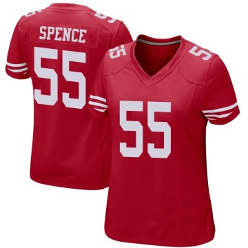 Akeem Spence Women's Red Game Team Color Jersey