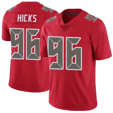 Akiem Hicks Men's Red Limited Color Rush Jersey