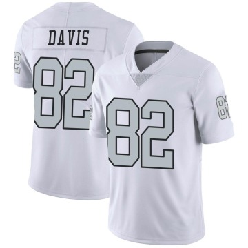 Al Davis Youth White Limited Color Rush Jersey