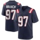 Alan Branch Youth Navy Blue Game Team Color Jersey