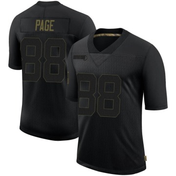 Alan Page Men's Black Limited 2020 Salute To Service Jersey