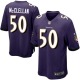 Albert McClellan Baltimore Ravens Men's Purple Game Team Color Jersey