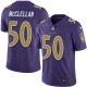 Albert McClellan Baltimore Ravens Men's Purple Limited Color Rush Jersey