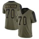Alec Anderson Men's Olive Limited 2021 Salute To Service Jersey