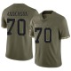 Alec Anderson Men's Olive Limited 2022 Salute To Service Jersey