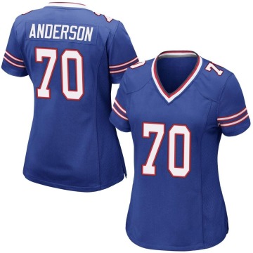 Alec Anderson Women's Royal Blue Game Team Color Jersey