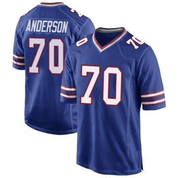 Alec Anderson Youth Royal Blue Game Team Color Jersey