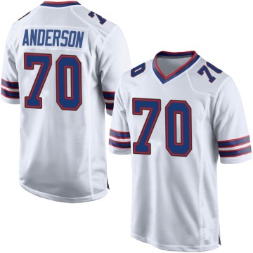 Alec Anderson Youth White Game Jersey