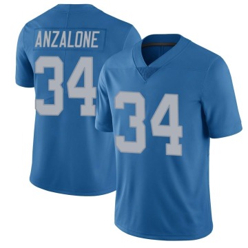 Alex Anzalone Men's Blue Limited Throwback Vapor Untouchable Jersey