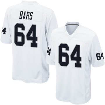 Alex Bars Youth White Game Jersey
