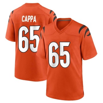 Alex Cappa Men's Orange Game Jersey